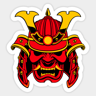 Samurai Red Sticker